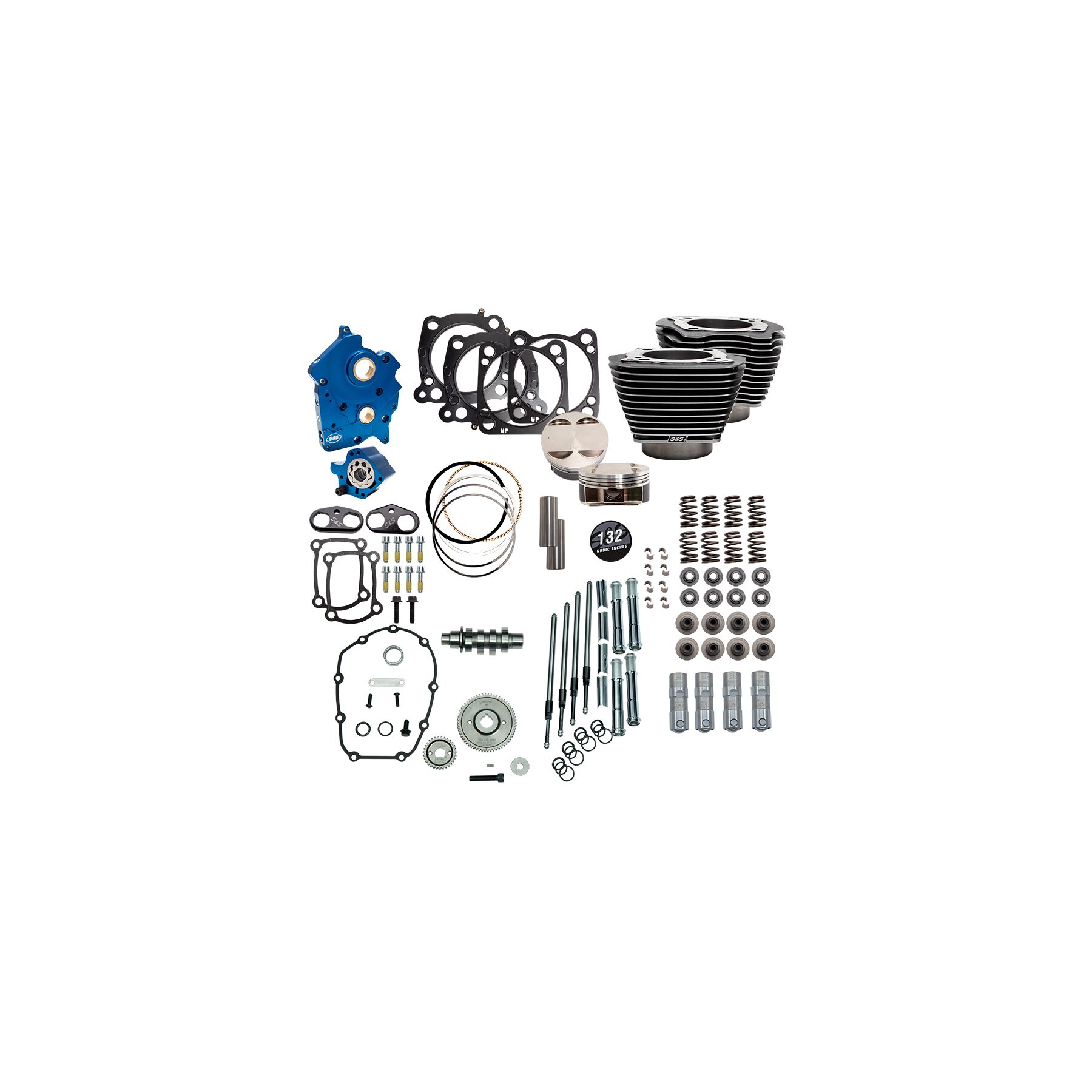 S&S Cycle 132 Power Pack For Twin Cooled Harley Touring 2017-2024