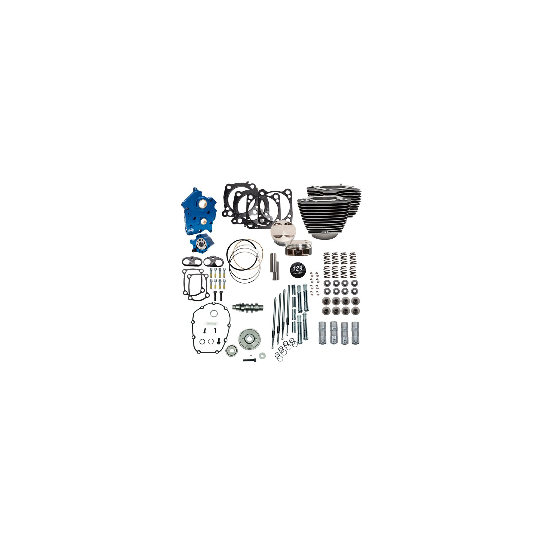 S&S Cycle 129 Power Pack For Harley With 107 Milwaukee-Eight 2017-2026