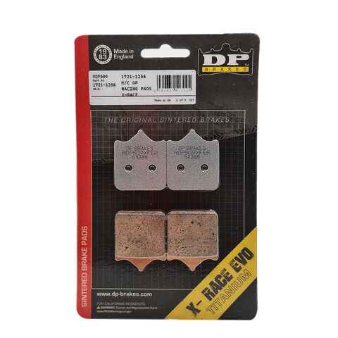 DP Brakes RDP X-Race Titanium Front Brake Pads RDP509