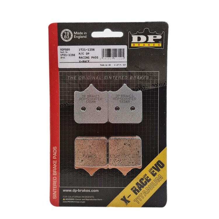 DP Brakes RDP X-Race Titanium Front Brake Pads RDP509
