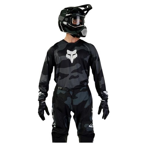 Fox Racing 180 BNKR Jersey Black Camo / SM [Blemished - Very Good]