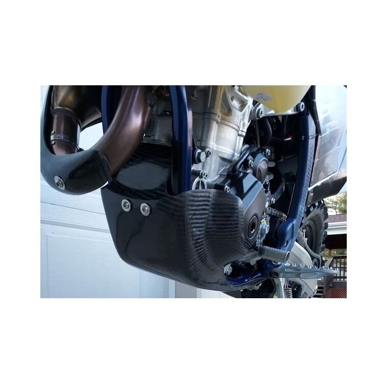 P3 Carbon Fiber Skid Plate KTM / Husqvarna / Gas Gas 250cc-350cc 2022-2024 With Linkage Guard [Open Box]