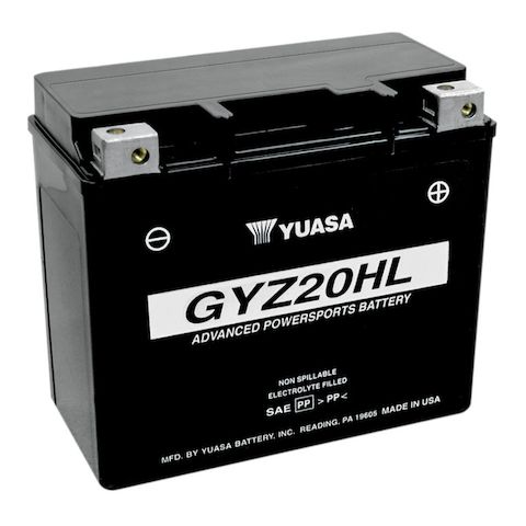 Yuasa GYZ20HL Factory Activated AGM High Performance Battery For Harley