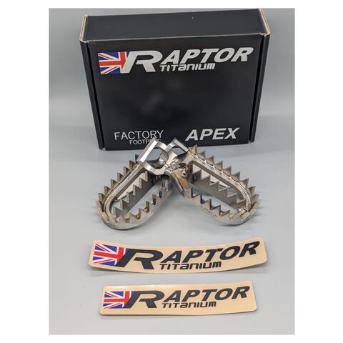 Raptor Titanium Footpegs Gas Gas / Husqvarna / KTM 50cc-65cc 2024-2026