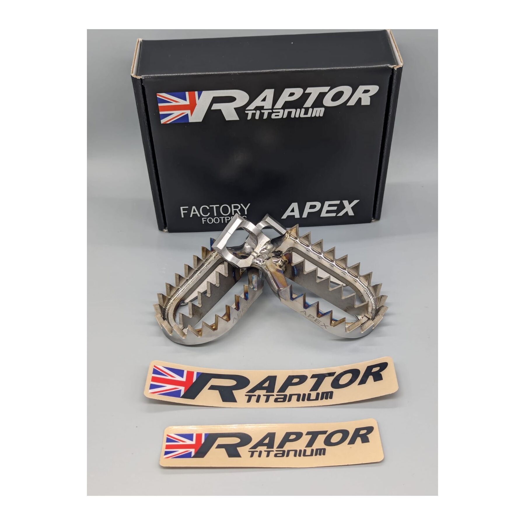 Raptor Titanium Footpegs Triumph TF250X 2024-2026