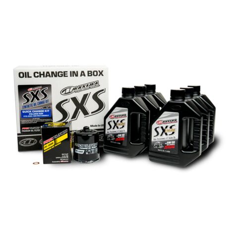 Maxima SxS Full Synthetic Quick Change Oil Kit Polaris RZR Pro R 2022-2026
