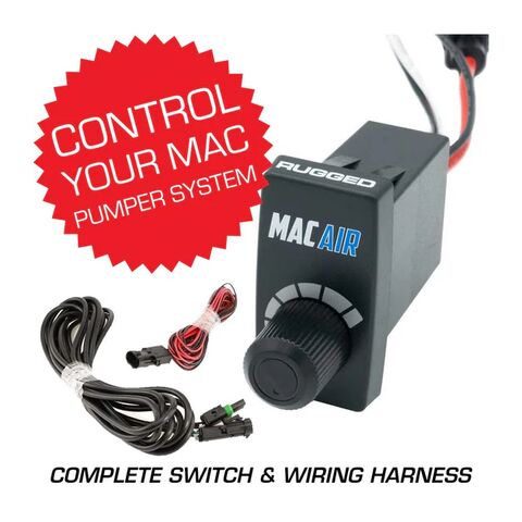 Rugged Radios Rocker Switch Variable Speed Controller (VSC) for MAC Helmet Air Pumper