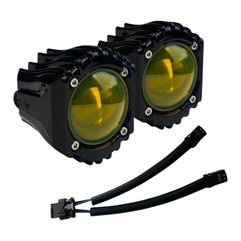 Custom Dynamics Shark Demon LED Fog Lights For Harley