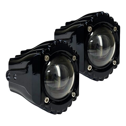 Custom Dynamics Shark Demon LED Fog Lights For Harley Touring 1994-2013