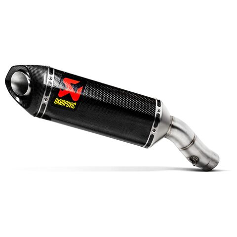 Akrapovic Slip-On Exhaust Kawasaki ZX6R / ZX636 2009-2026 Carbon Fiber/Carbon Fiber [Open Box]