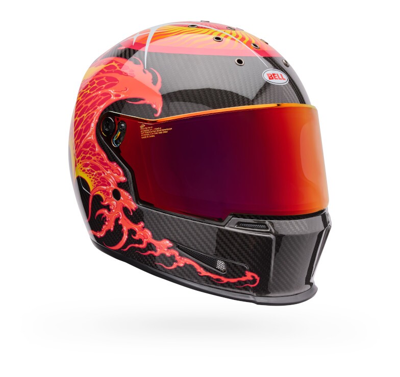 Bell Eliminator Carbon Grime LE Helmet - RevZilla