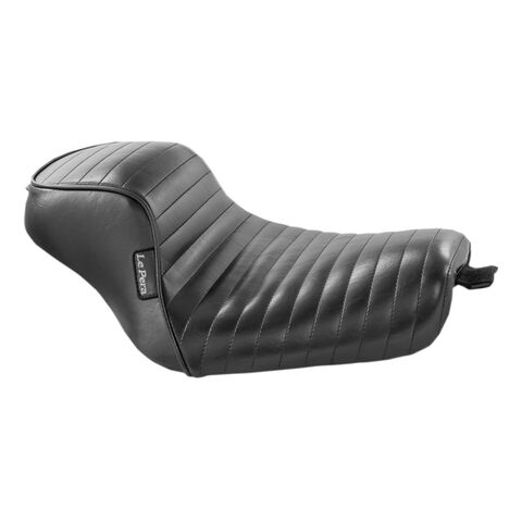 Le Pera Sprocket Solo Seat For Harley Sportster 2004-2022 Black / Pleated [Previously Installed]