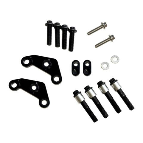 Custom Dynamics Front Brake Caliper Mount for Shark Demon Fog Lights For Harley Touring 2000-2026