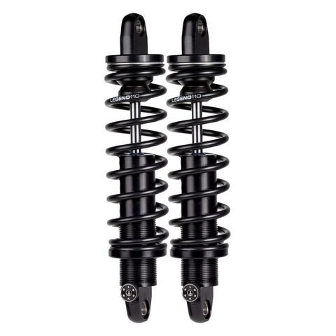 Legend Suspension Revo-A Coil Shocks For Harley Touring 1999-2026 13"/Standard Duty / Black [Previously Installed]