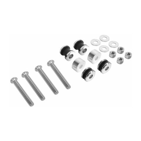 HogWorkz Docking Hardware Kit For Harley Softail 1984-2017 Chrome [Open Box]