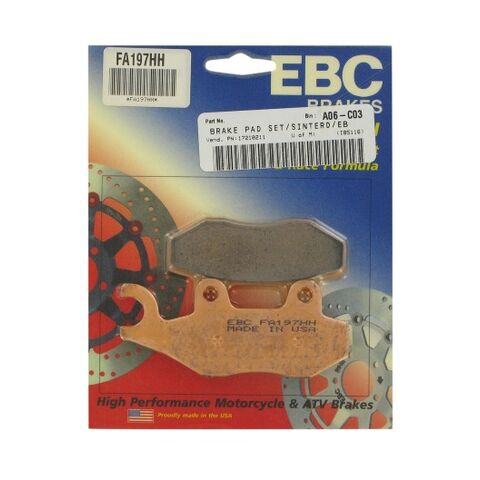 EBC FA197HH Double-H Sintered Brake Pads [Open Box]