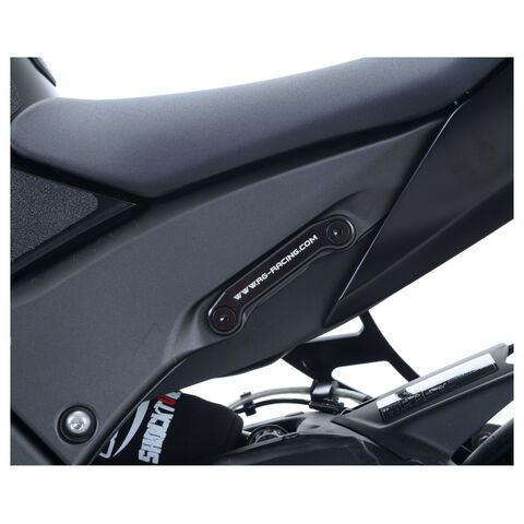 R&G Racing Footpeg Blanking Plate Kawasaki ZX10R 2011-2025 Black / Left Side [Previously Installed]