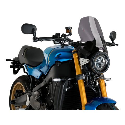 Puig Naked New Generation Windscreen Yamaha XSR900 2022-2025 Dark Smoke [Open Box]