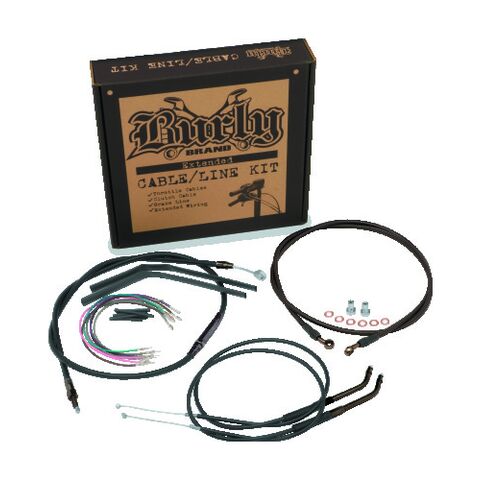 Burly T-Bar Cable Installation Kit For Harley Dyna 2006