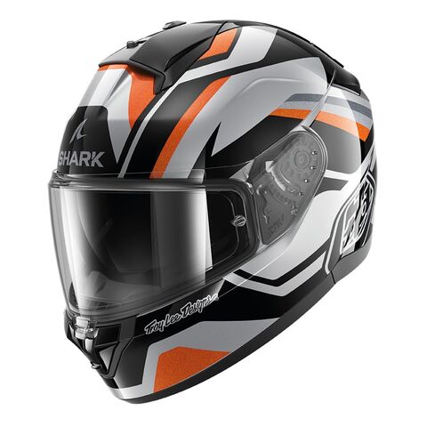 Shark Ridill 2 Apex Helmet (LG) Silver/Black/Orange / LG [Incomplete]