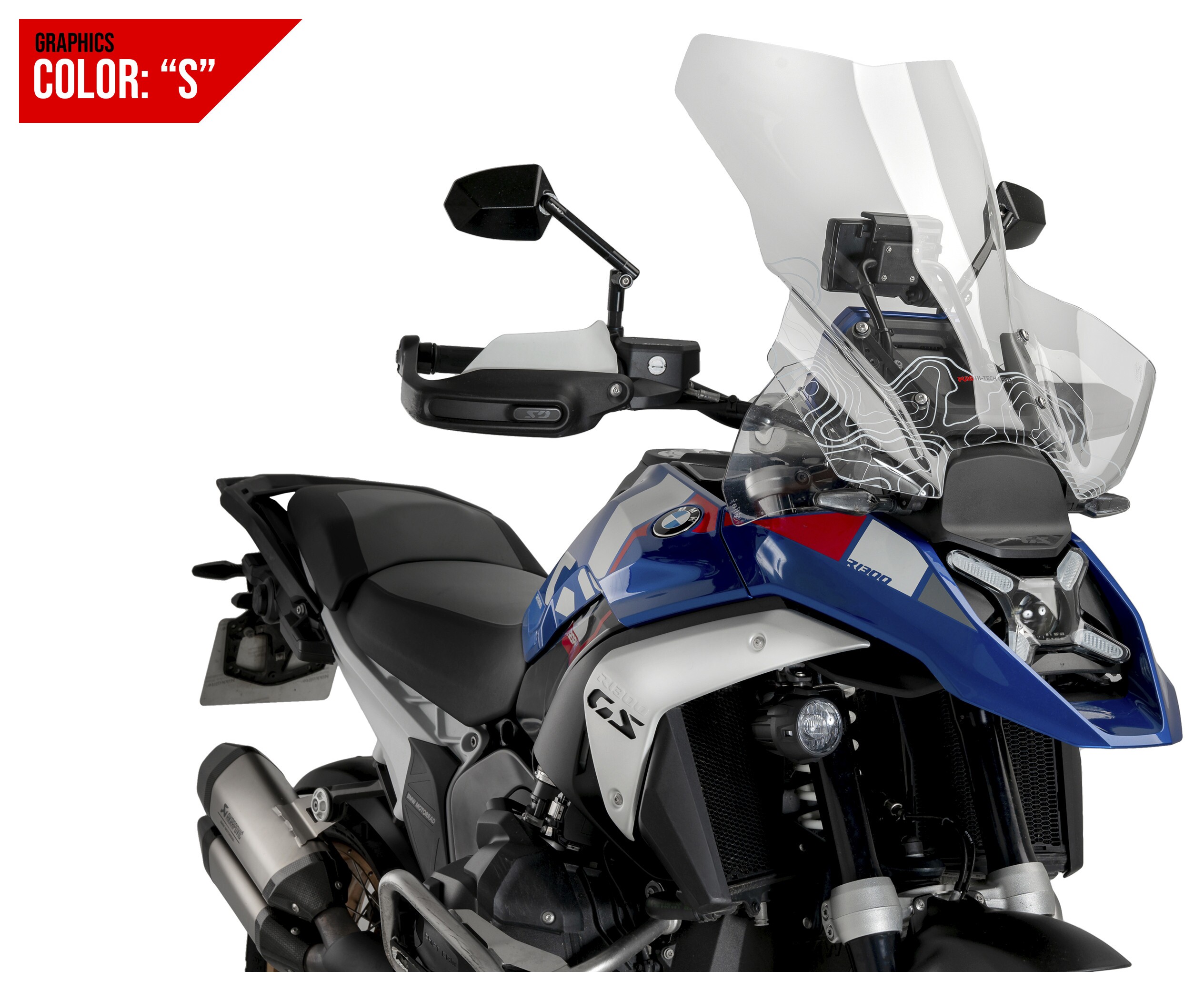 Puig Touring Windscreen BMW R1300GS 2024-2026 - RevZilla