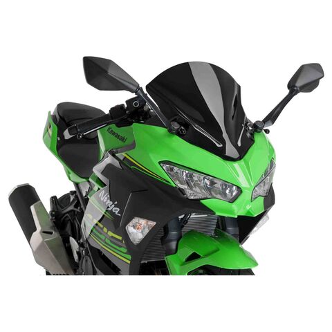 Puig Z-Racing Windscreen Kawasaki Ninja 400 / 7 Hybrid / e-1 2018-2024 Black [Previously Installed]
