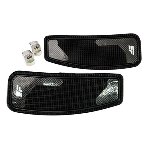 SlyFox Performance Mini Floorboards For Harley Black Anodized [Previously Installed]