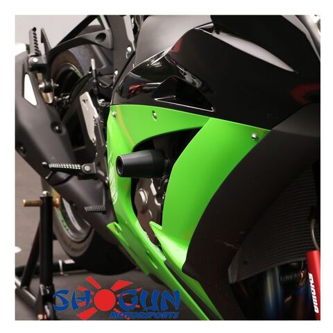 Shogun Frame Sliders Kawasaki ZX10R 2016-2024 Black / No Cut Kit [Open Box]