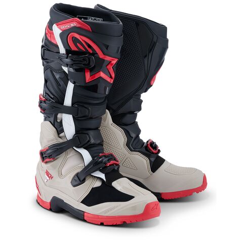 Alpinestars Tech 7 Enduro Boots Black/Grey/Bright Red / 14 [Blemished - Very Good]