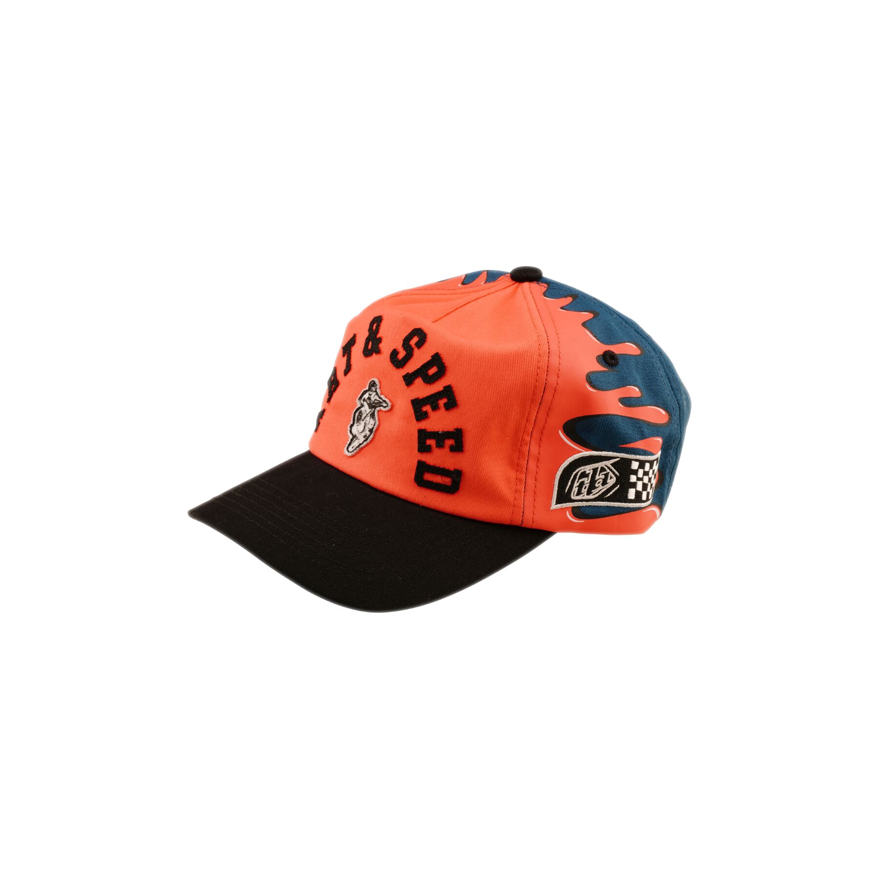 Troy Lee Finish Line Unstructured Curved Snapback Hat