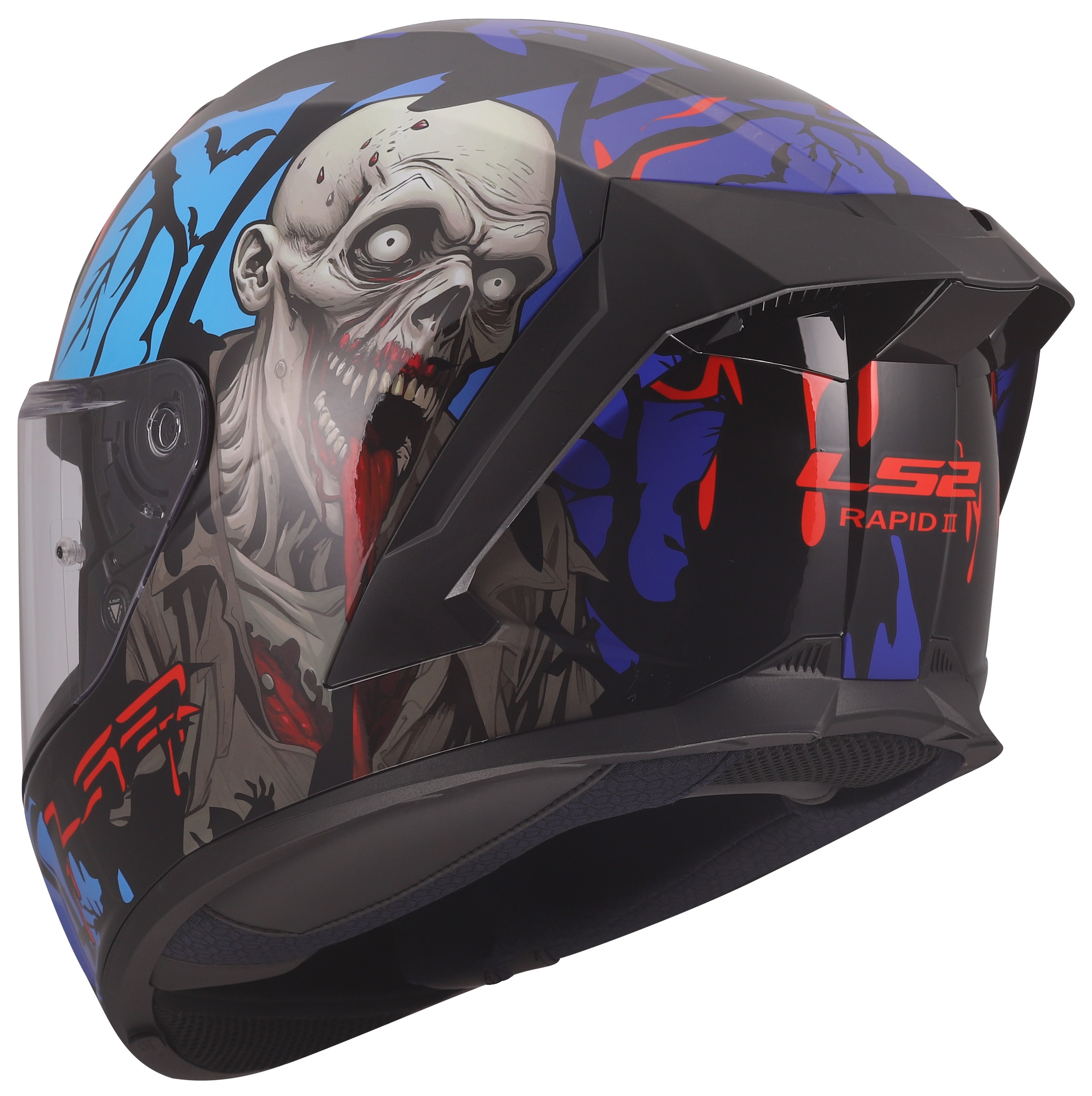 LS2 Rapid III Zombie Helmet - RevZilla