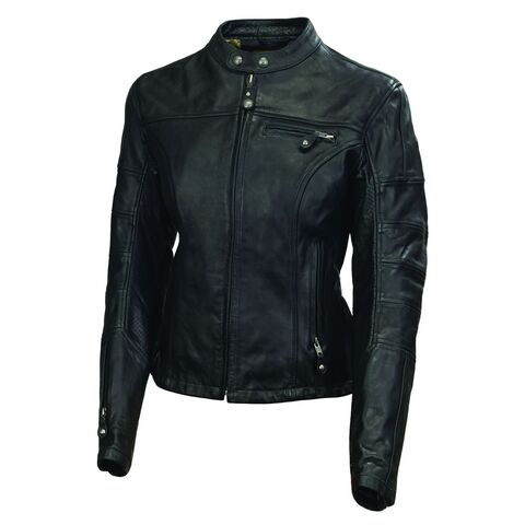 Roland Sands Maven CE Womens Leather Jacket Black / 2XL [Incomplete]