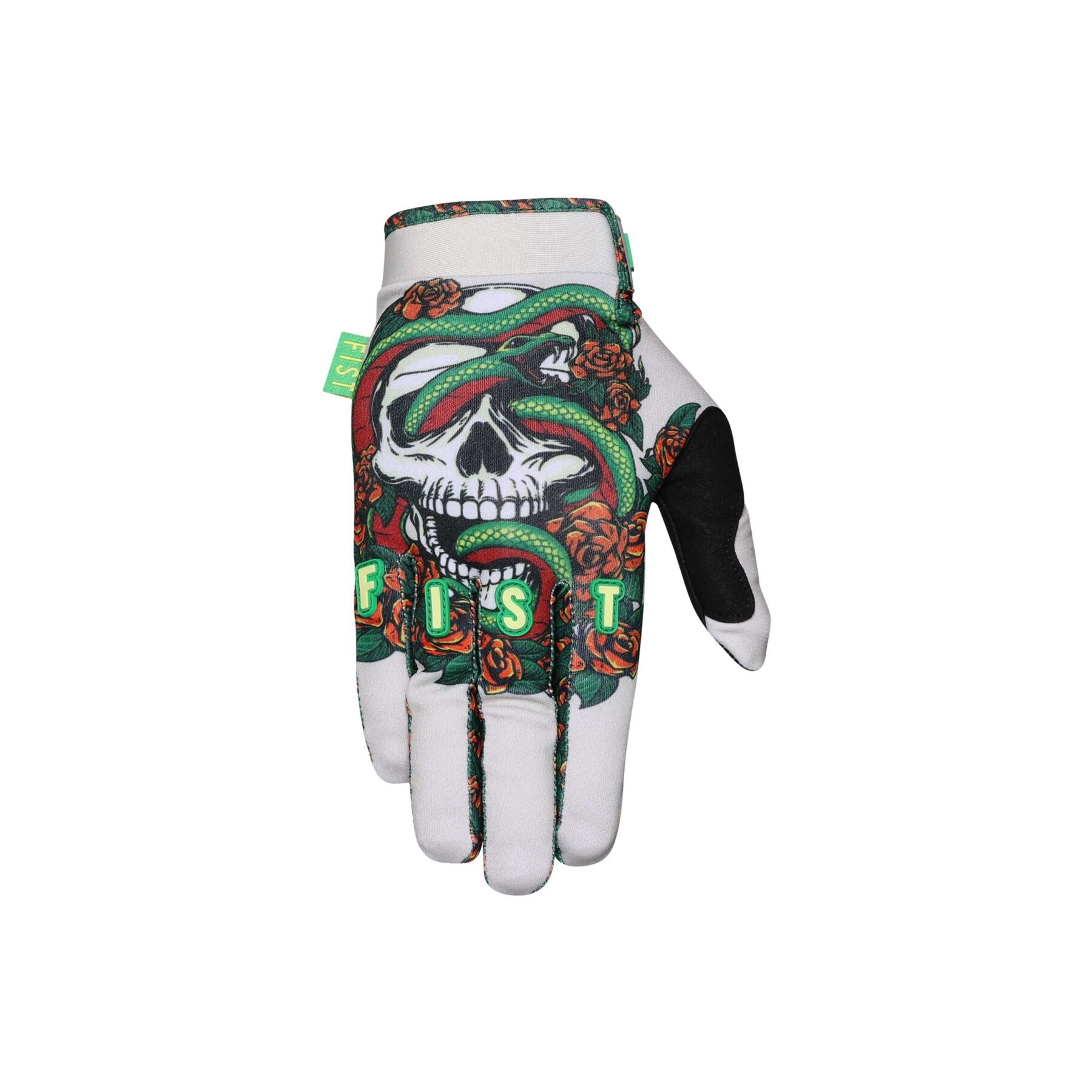 Fist Handwear Strapped Poison Gloves