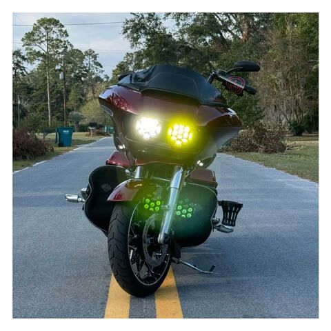 HogWorkz Sabertooth Performance LED Headlight For Harley Road Glide 2015-2025 [Open Box]