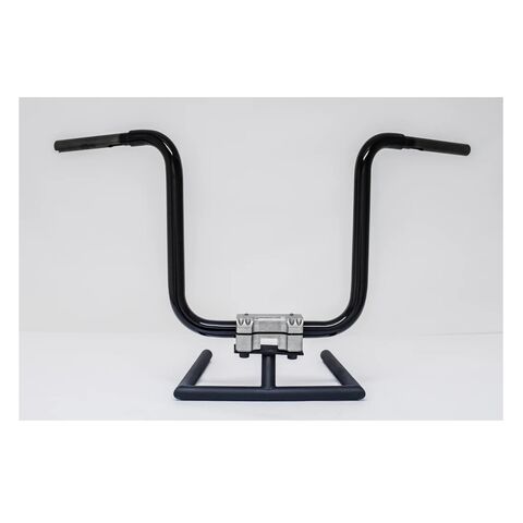 KST Kustoms 1 1/4" Straight Jacket Handlebars For Harley With 1" Clamp 16" Rise / High Gloss Black [Blemished - Very Good]