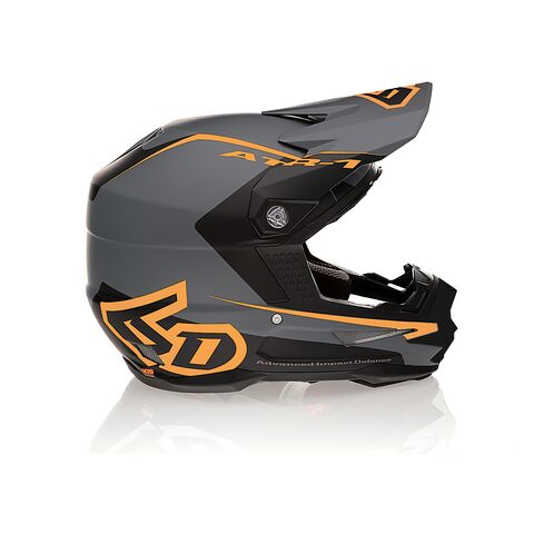 6D ATR-1 Stealth Helmet Black/Gold / LG [Open Box]