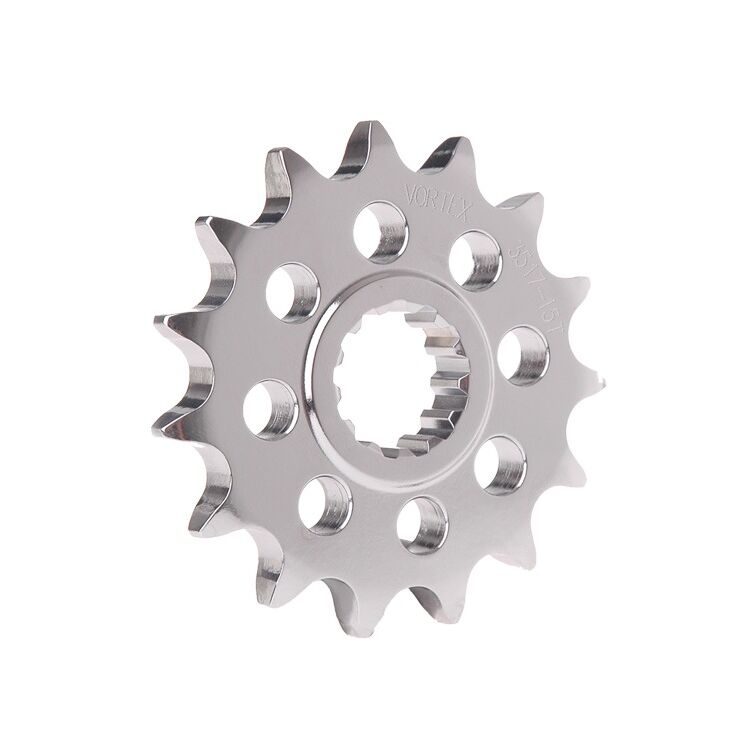 Vortex 525 Front Sprocket Yamaha 1984-2026 15T / Chrome [Previously Installed]