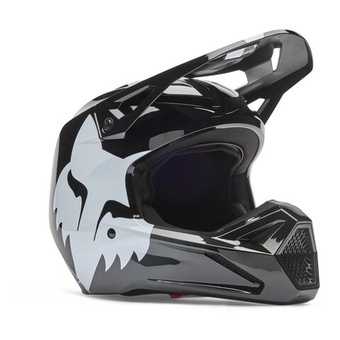 Fox Racing V1 Shield Helmet Black / LG [Blemished - Good]