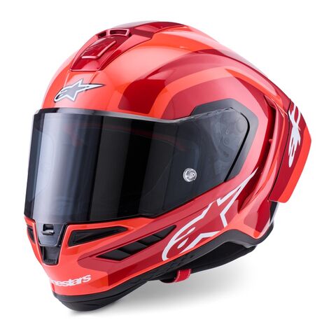 Alpinestars Supertech R10 Carbon Arius Helmet Black/White/Red / MD [Open Box]