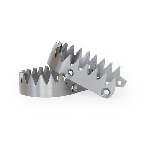 RFX Pro Titanium/Aluminum Footpeg Replacement Plates And Screws