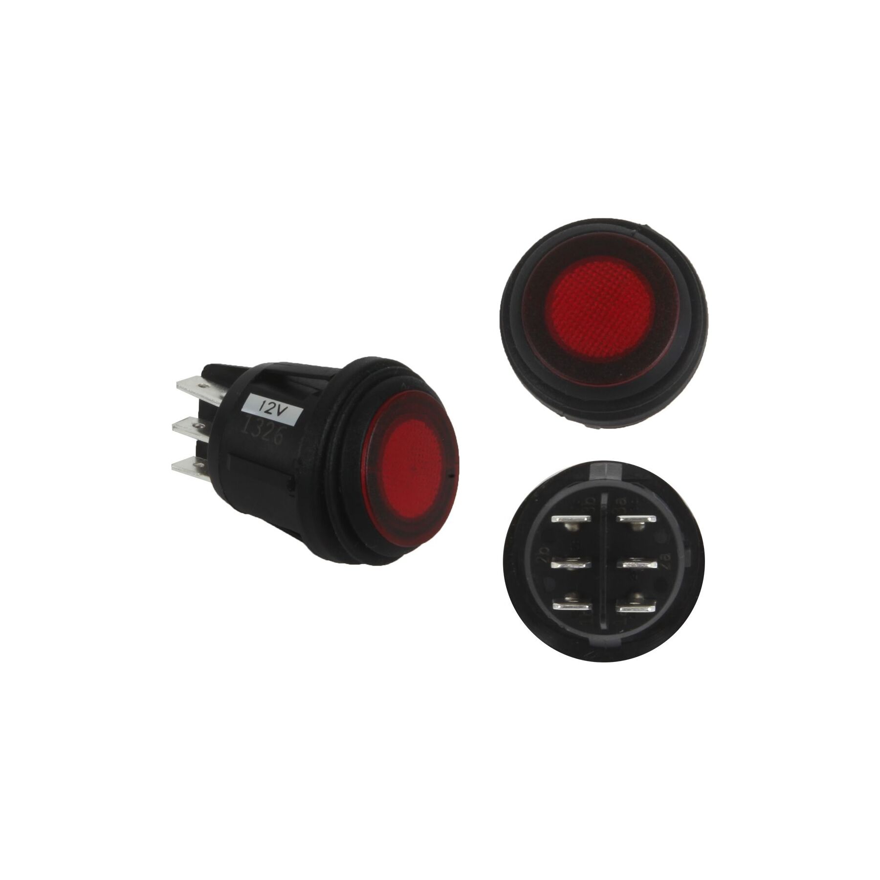 Rigid 3 Position Rocker Switch