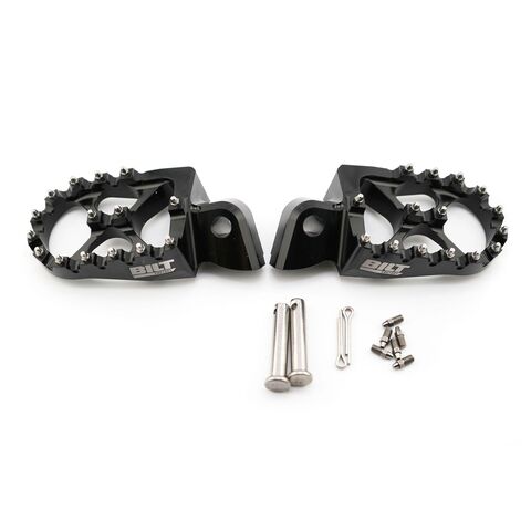 BILT FACTORY MX Foot Pegs Yamaha / Fantic 85cc-450cc 1999-2026 Black [Open Box]