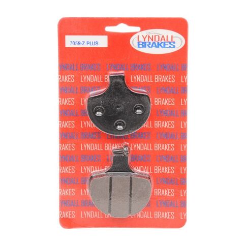 Lyndall Brakes Z-Plus Carbon / Aramid Front Brake Pads For Harley Big Twin / Sportster 1984-2011 [Open Box]