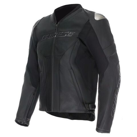 Dainese Racing 5 Perforated Leather Jacket Black/Black/Black / 52 [Open Box]