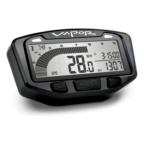 Trail Tech Vapor Gauge Kit Honda / Kawasaki / Suzuki Black [Open Box]