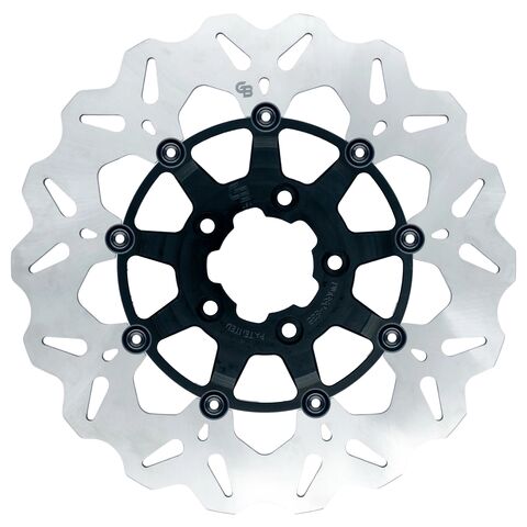 GBrakes 11.8" Floating Wave Front Brake Rotor For Harley 2006-2026 Black [Open Box]