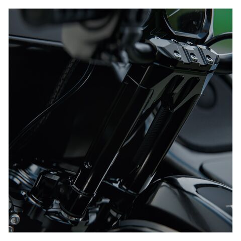Kraus SDC Dagger Pullback Plate For Harley Touring / Softail 1983-2026 Black Anodized [Open Box]