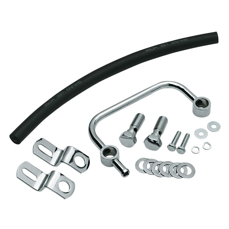 Milwaukee Twins Crankcase Breather Kit For Harley Sportster 1991-2022 Chrome [Open Box]