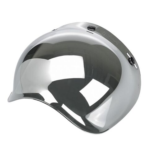 Biltwell Bubble Anti-Fog Face Shield Chrome Mirror [Open Box]