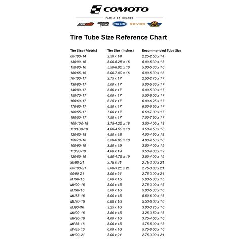 Bridgestone Motorcycle Tubes TR-4/TR-6 / 70/100-19 |2.75/3.10-19 [Open Box]